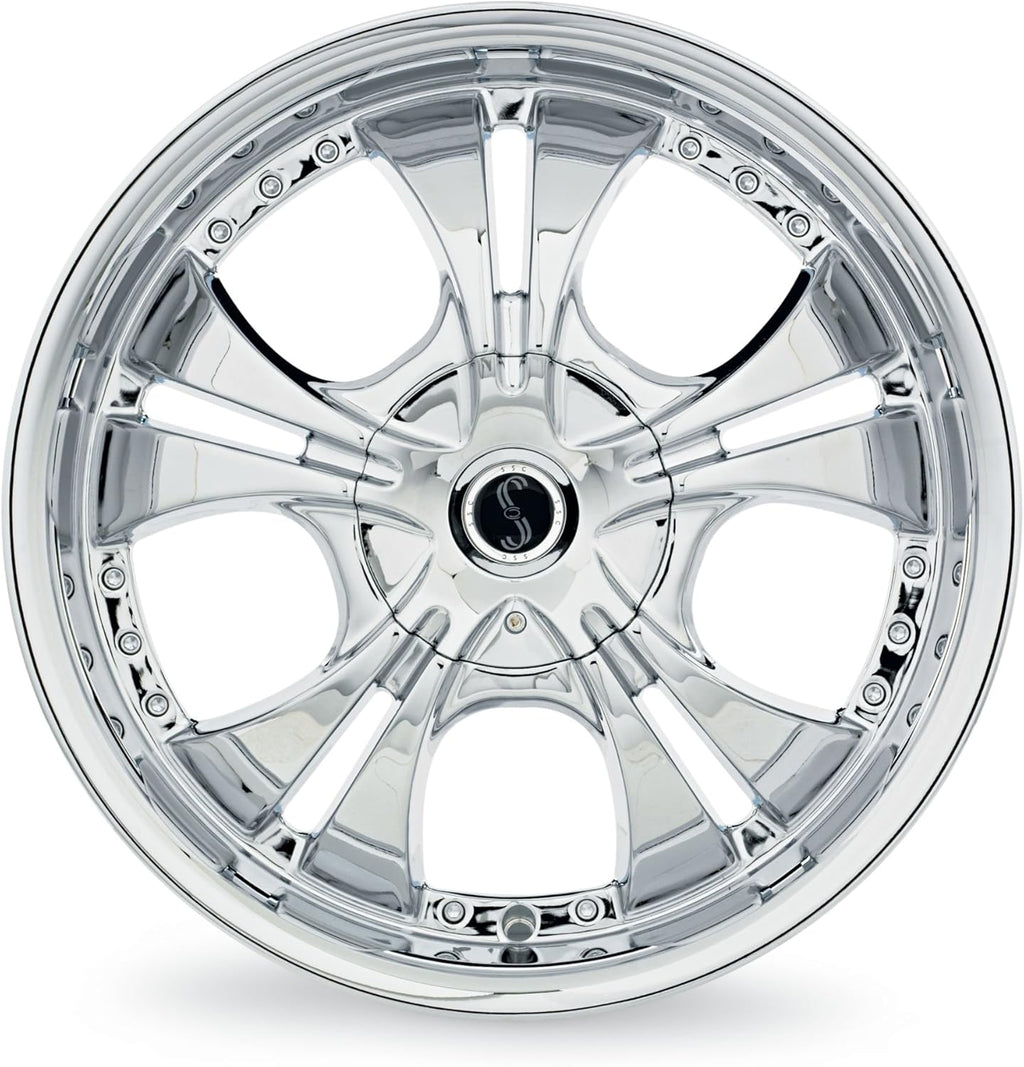 Chrome Wheel Center Cap Pack of 2 C193