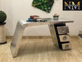 Aluminium Desk with Three Drawer 60 Inches O909