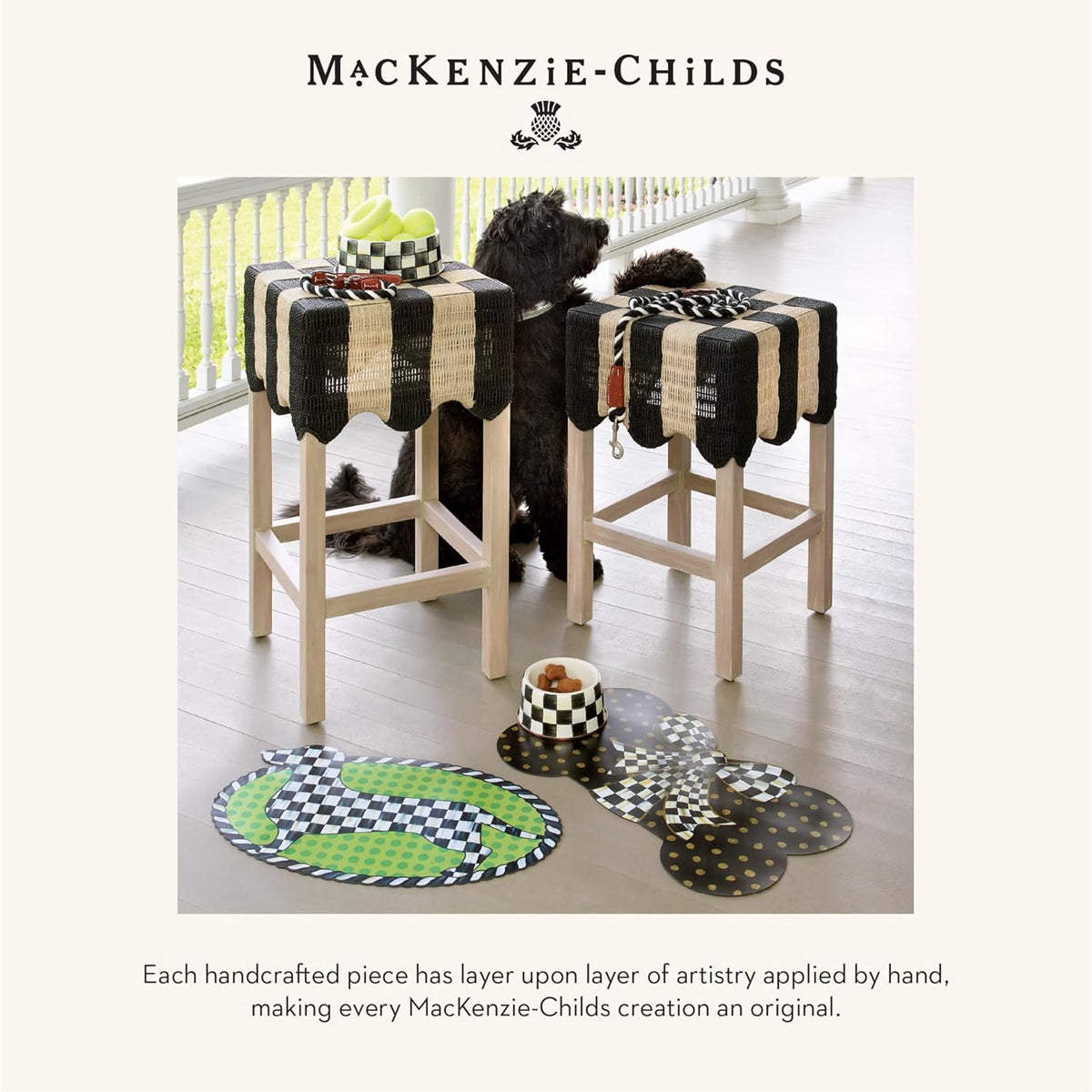 Bone-Shaped Pet Feeding Mat with Gold Dots T719