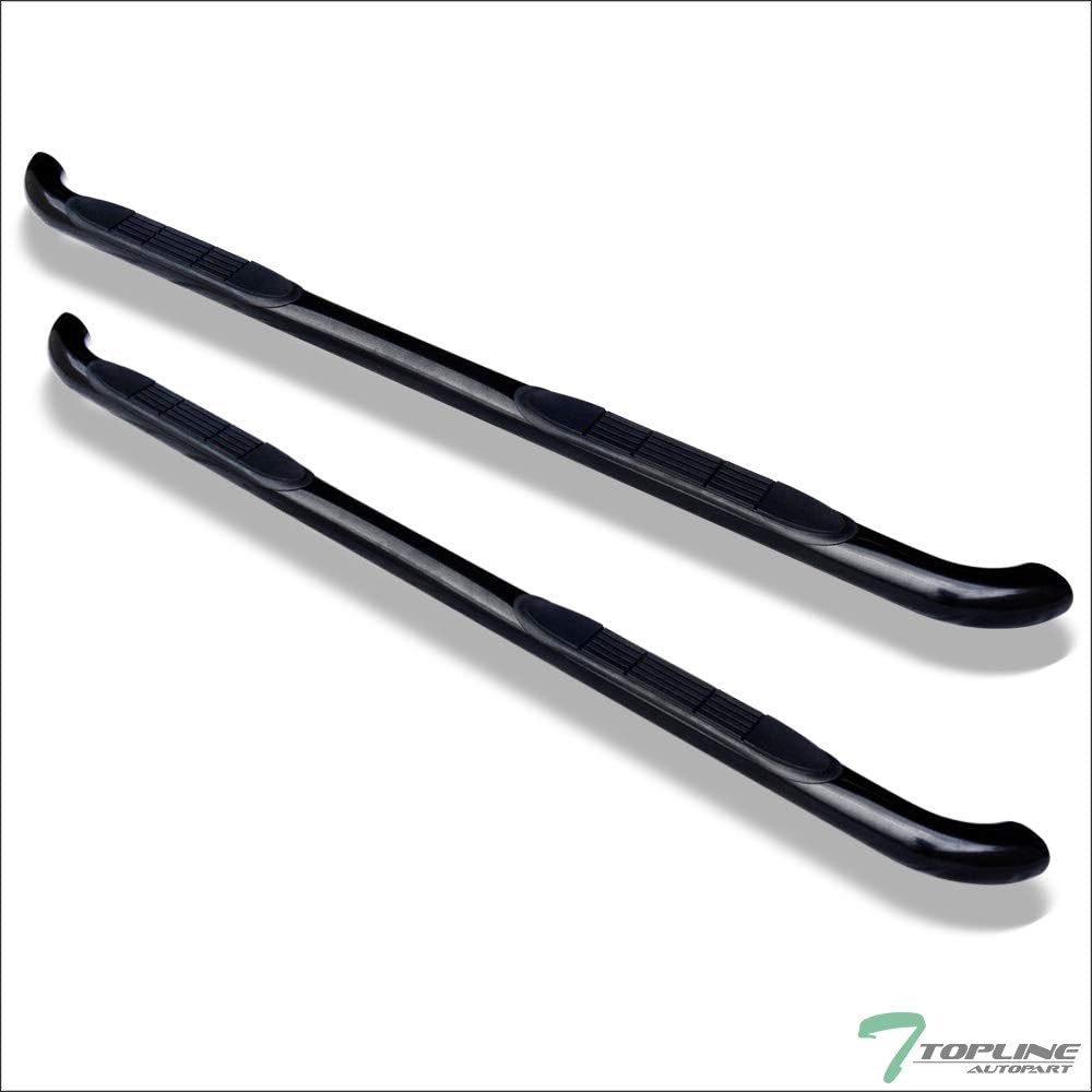 Black Steel Side Step Nerf Bars Q81462