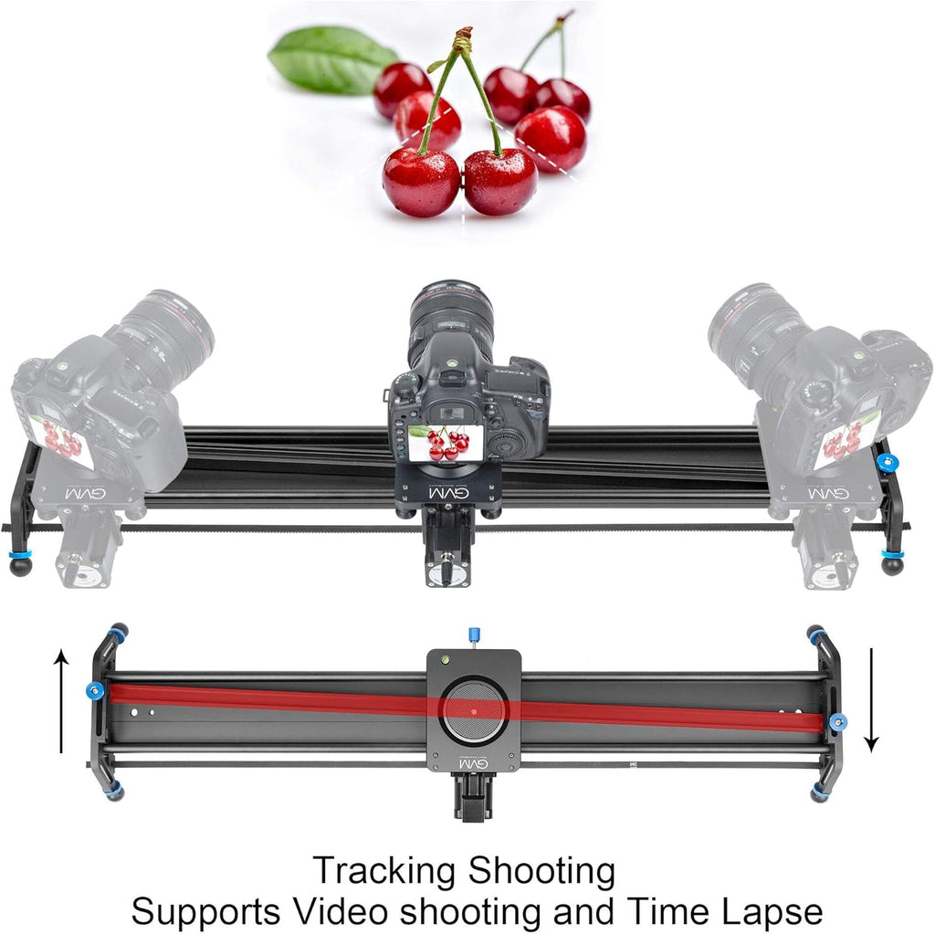 Motorized Camera Slider, 31 Aluminum Alloy Track Dolly Rail G48400