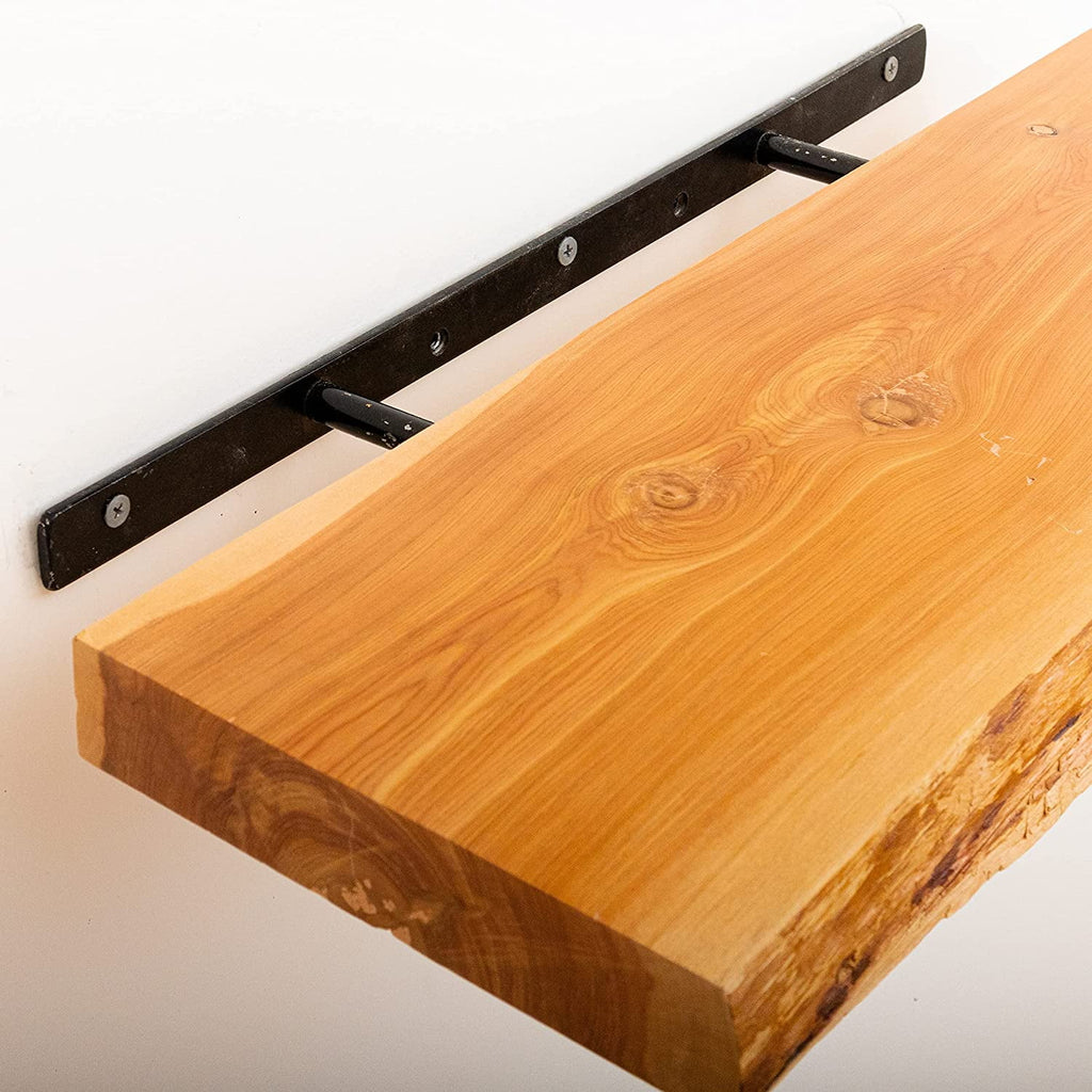 Rustic Wood Floating Shelves, Set of 2 H9738