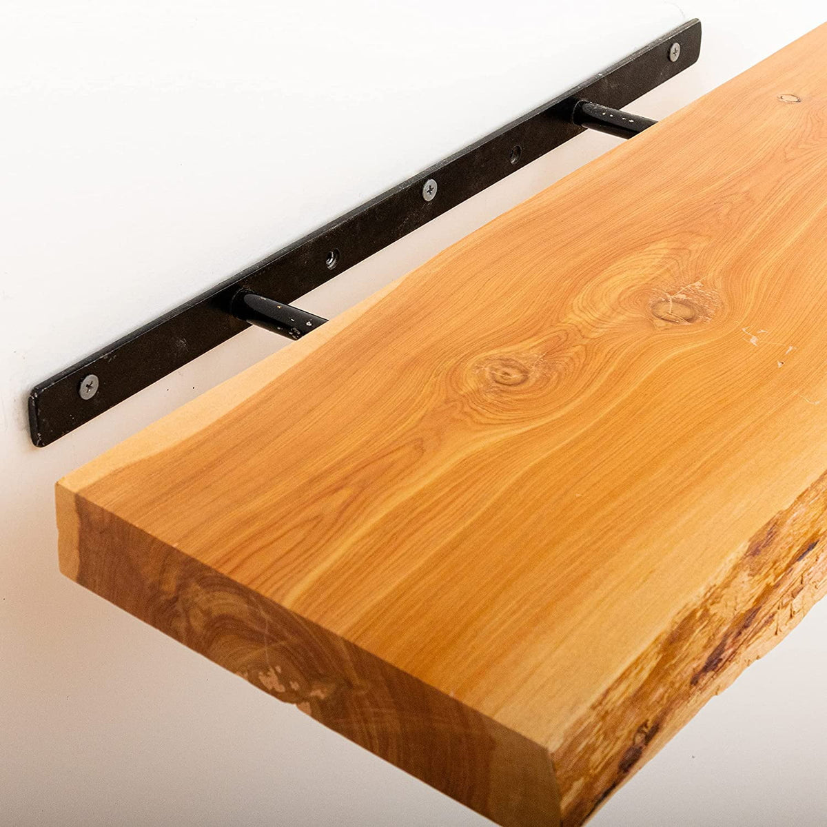 Rustic Wood Floating Shelves, Set of 2 H9738