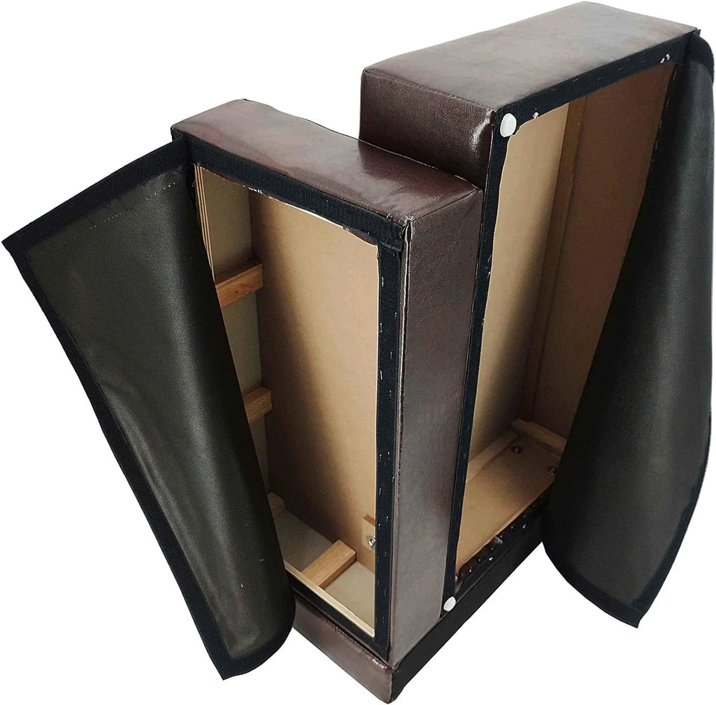 Brown Synthetic Leather Dog Sofa Bed I13915