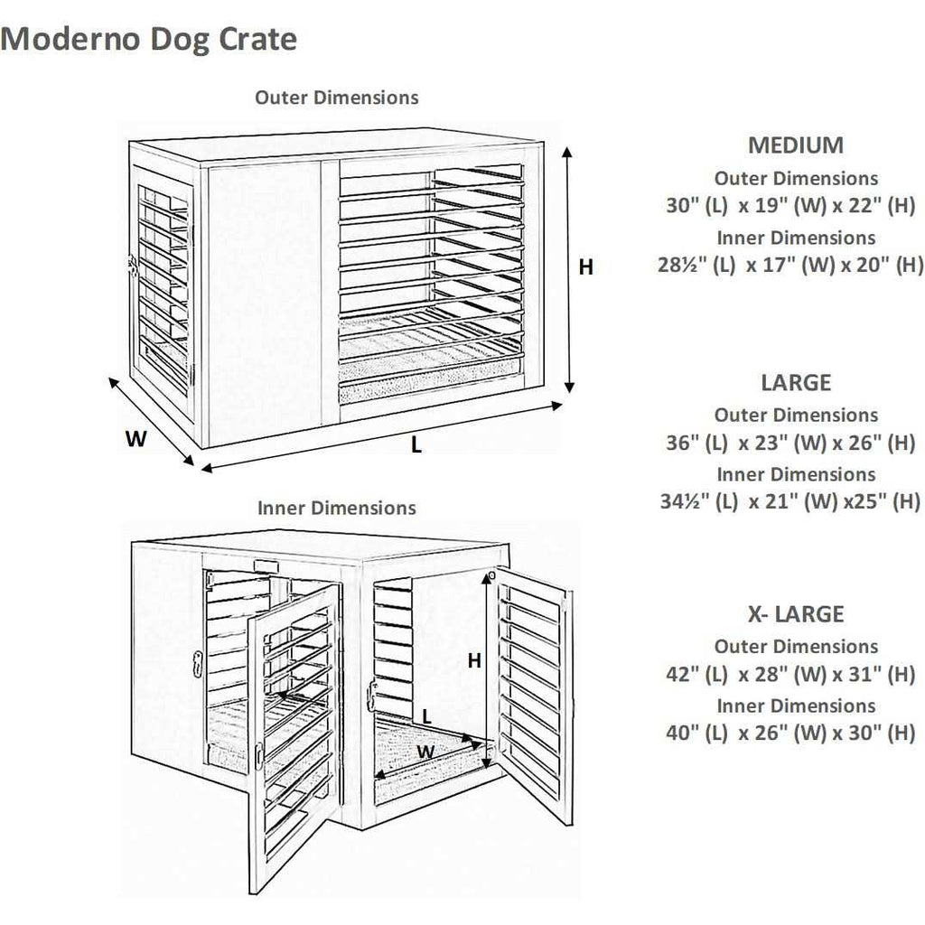 Moderno Dog Crate C820822