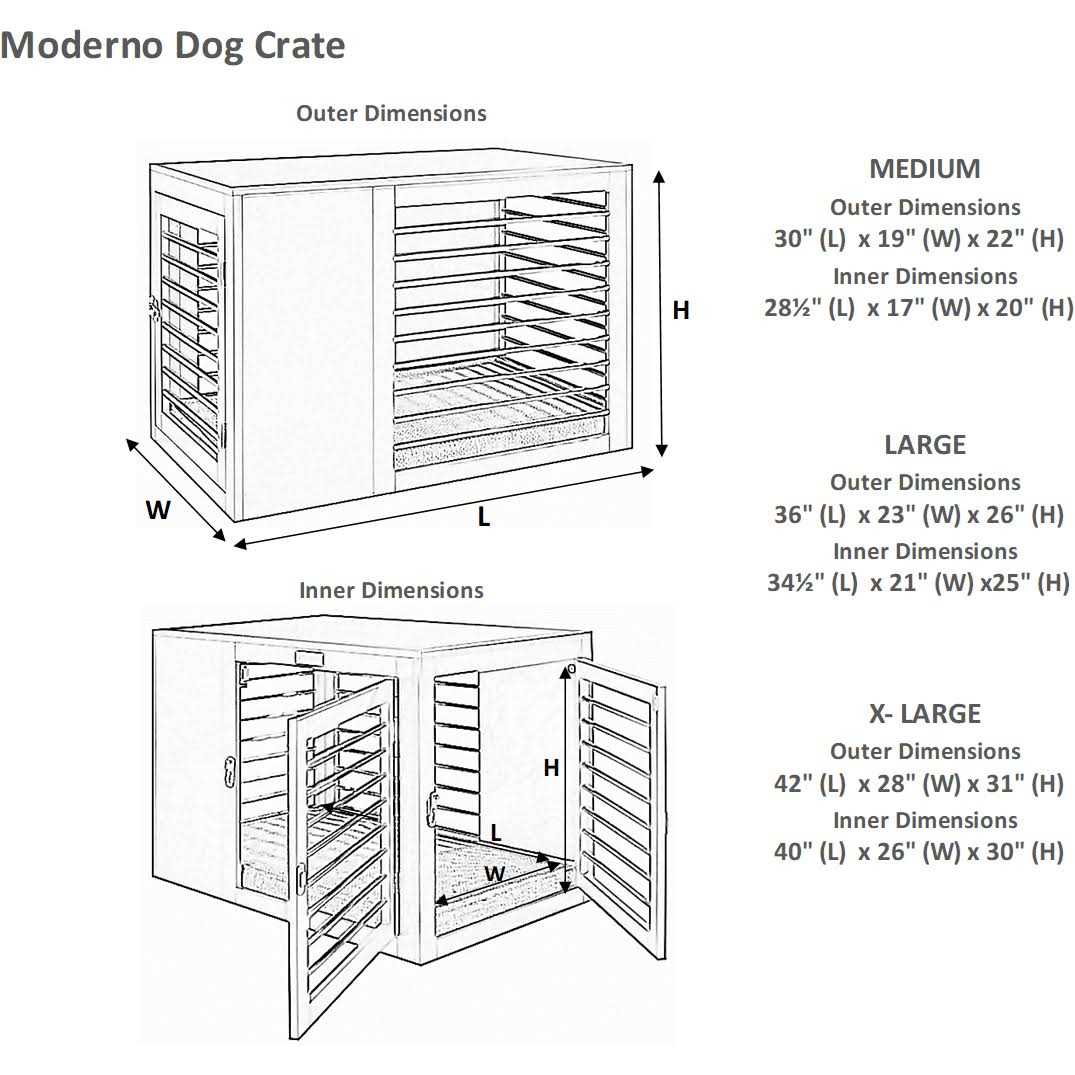 Moderno Dog Crate C820822