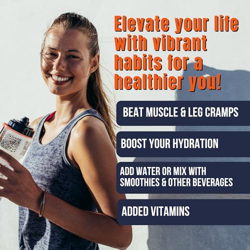 Unflavored Electrolyte Powder Drink Mix, 50 Servings D899