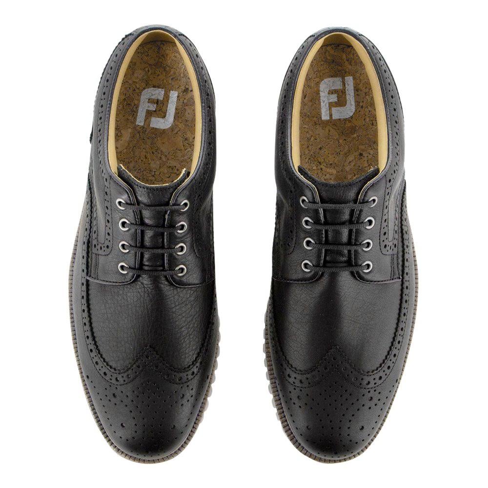 Black Wing Tip Shoes E119