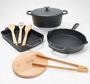 Red Cast Iron 4-pc Cookware Set F330339