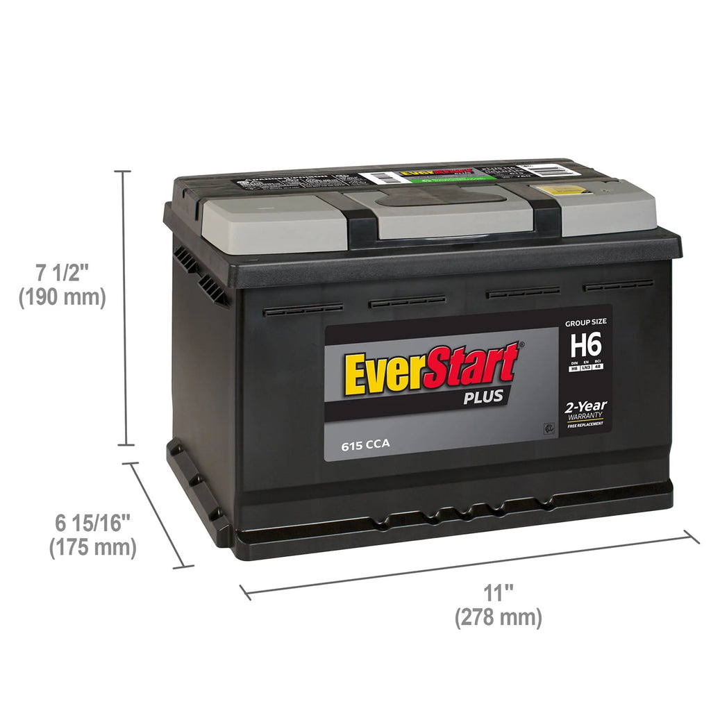 Lead Acid Automotive Battery Group Size H6 12 Volt 615 CCA Z989
