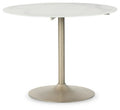 Contemporary Two-tone Dining Table Q858953