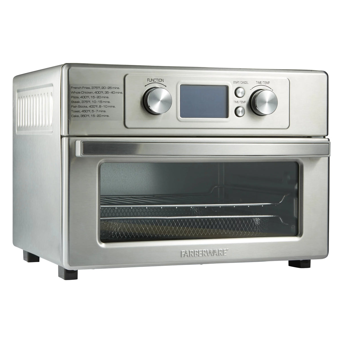 Air Fryer Toaster Oven Stainless Steel Countertop X445