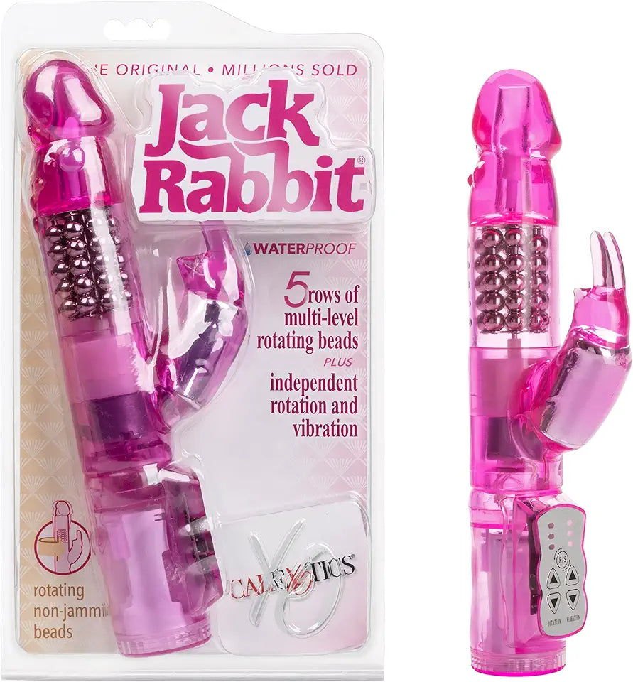 Waterproof Rabbit Vibrator with Rotating Shaft F459