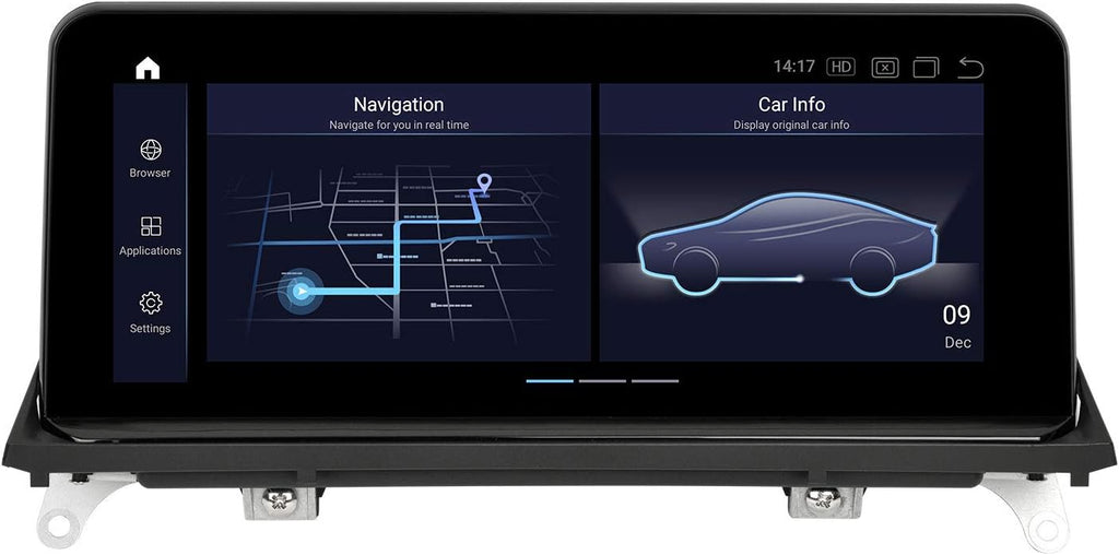 Qualcomm 8-core 4+64 Vertical Screen CarPlay Android auto for BMW x5 x6 CIC B40833