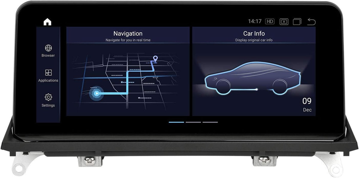 Qualcomm 8-core 4+64 Vertical Screen CarPlay Android auto for BMW x5 x6 CIC B40833