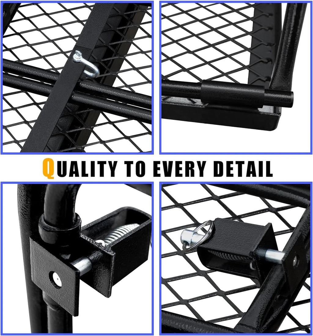 Folding Vehicle Cargo Basket 60" x 24" x 14" for 2" Receiver Y1581
