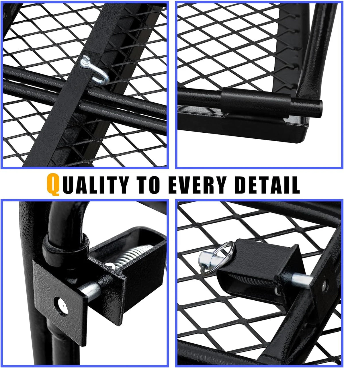 Folding Vehicle Cargo Basket 60" x 24" x 14" for 2" Receiver Y1581