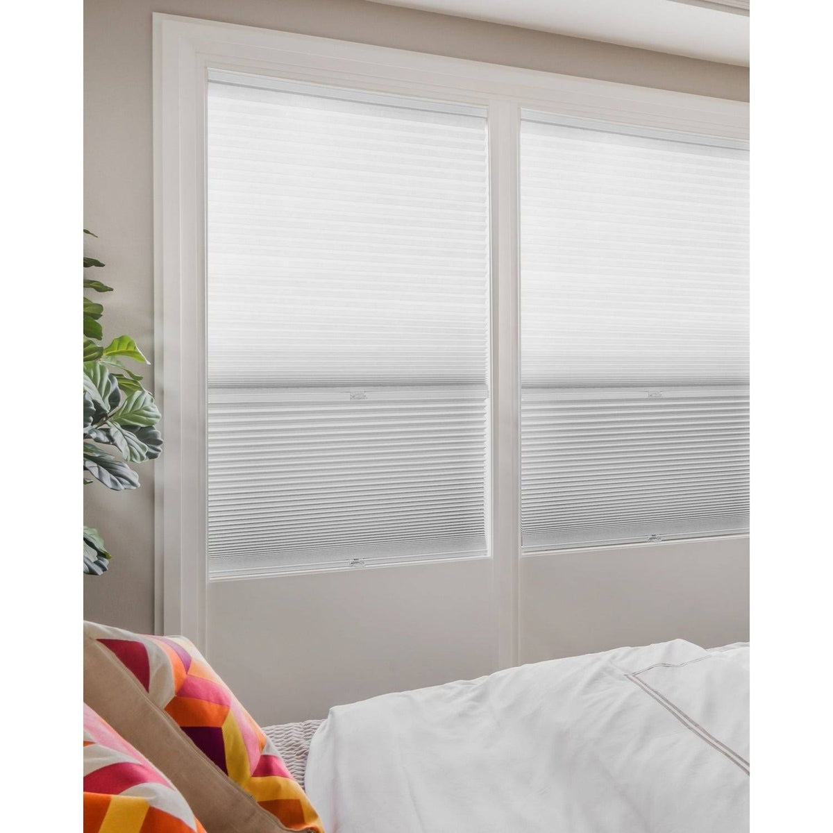 Cordless Cellular Shades Cotton 70x22 x 72x22 W224045