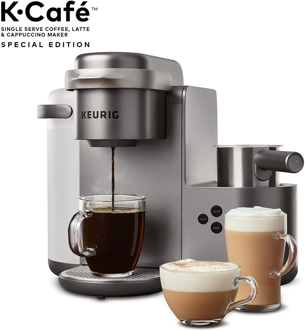 Single Serve Coffee Maker with Milk Frother L54862