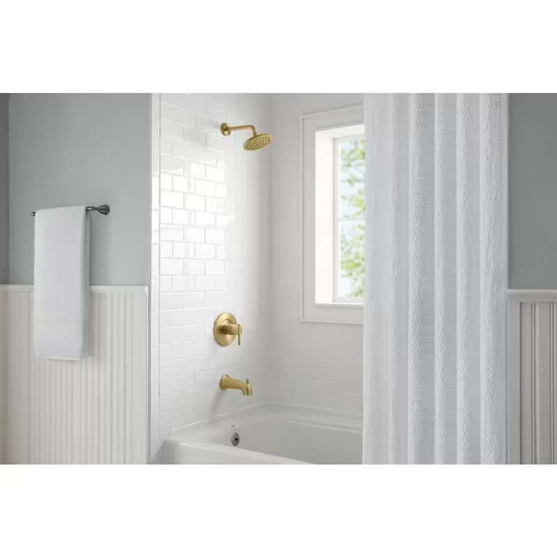 Single-Handle 1-Spray Tub and Shower Faucet 1.8 GPM Matte Gold P169549