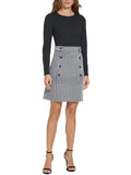Knee-Length Sheath Dress Y67609