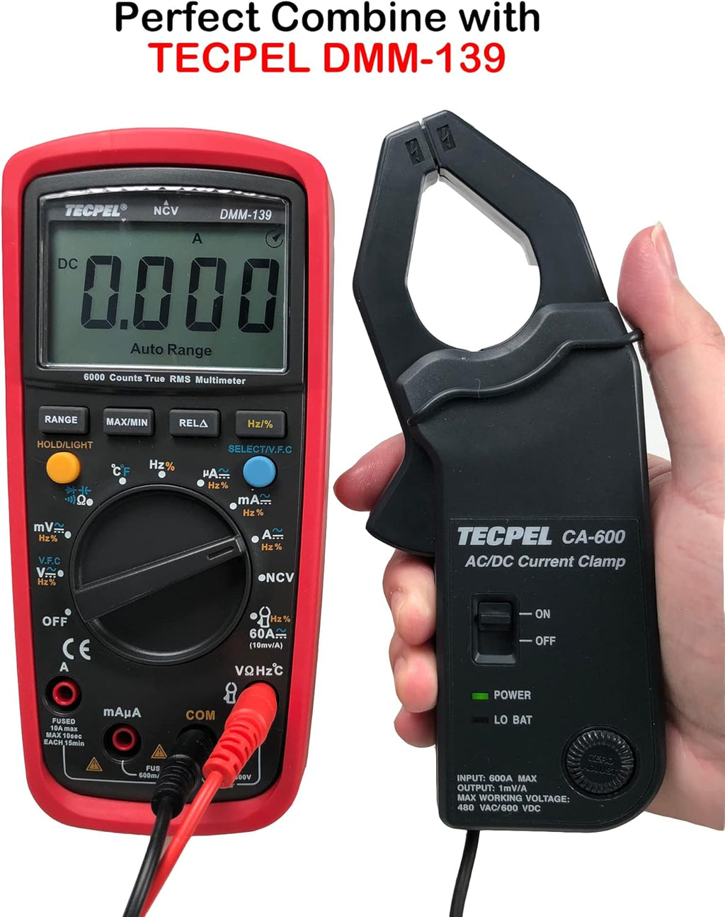 AC/DC Current Clamp Transmitter Probe 600A P89647