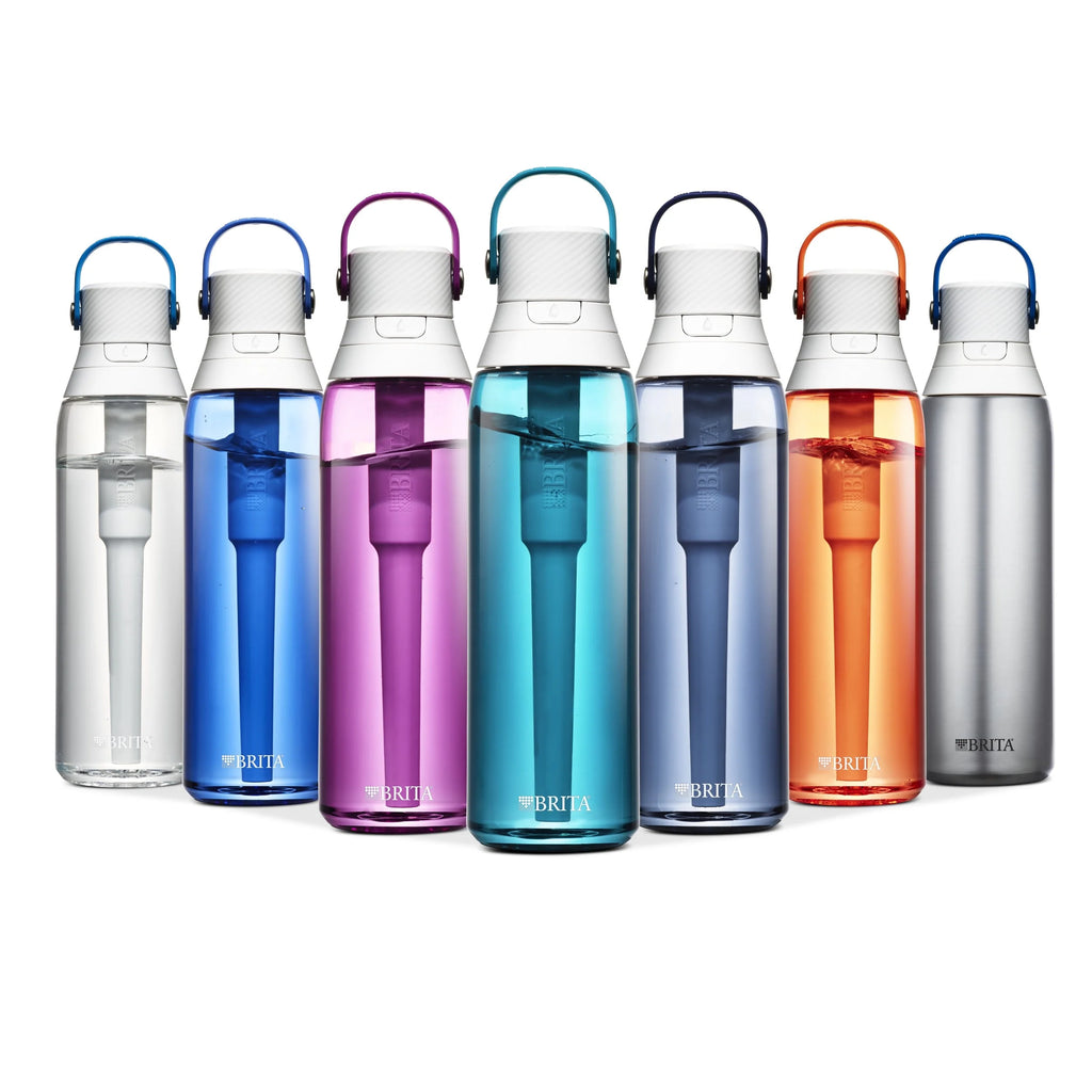 26oz Leak Proof Filtered Water Bottle with Straw U5109