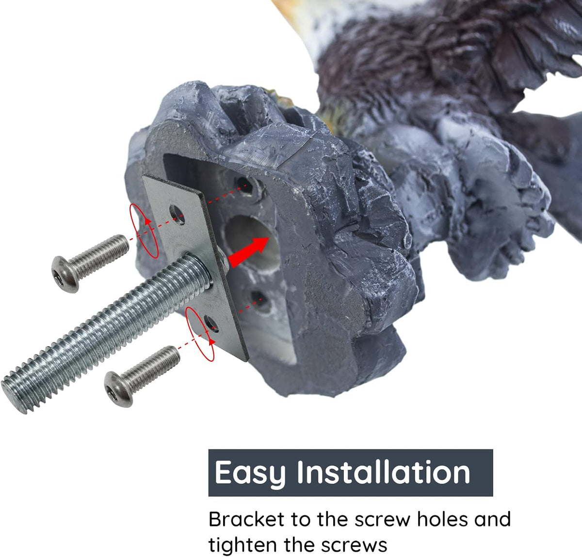 10.62 Inch Eagle Flagpole Topper R238154