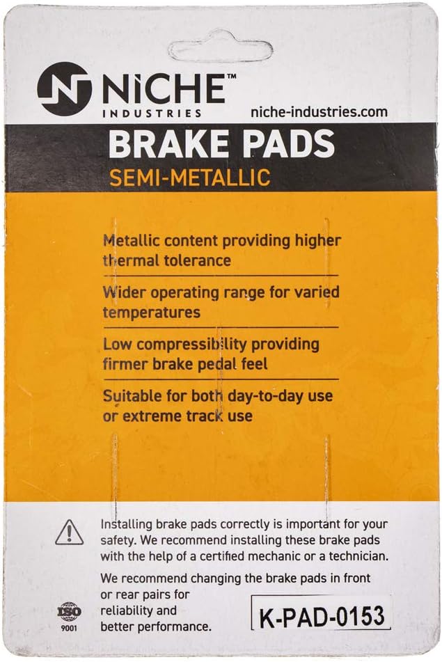 Semi-Metallic Brake Pad Set Pack of 2 P708000