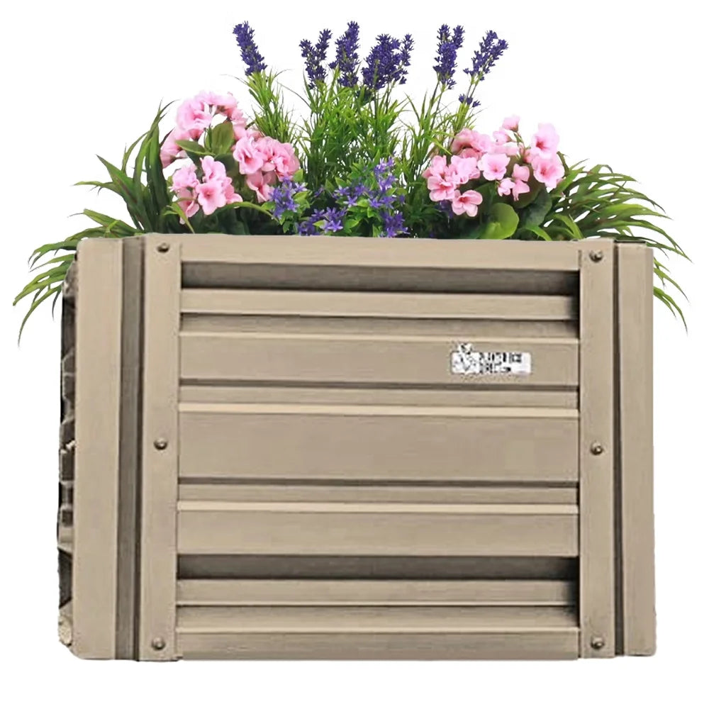 2 x 2 Metal Planter Box Galvalume Steel 24 x 24" C713977
