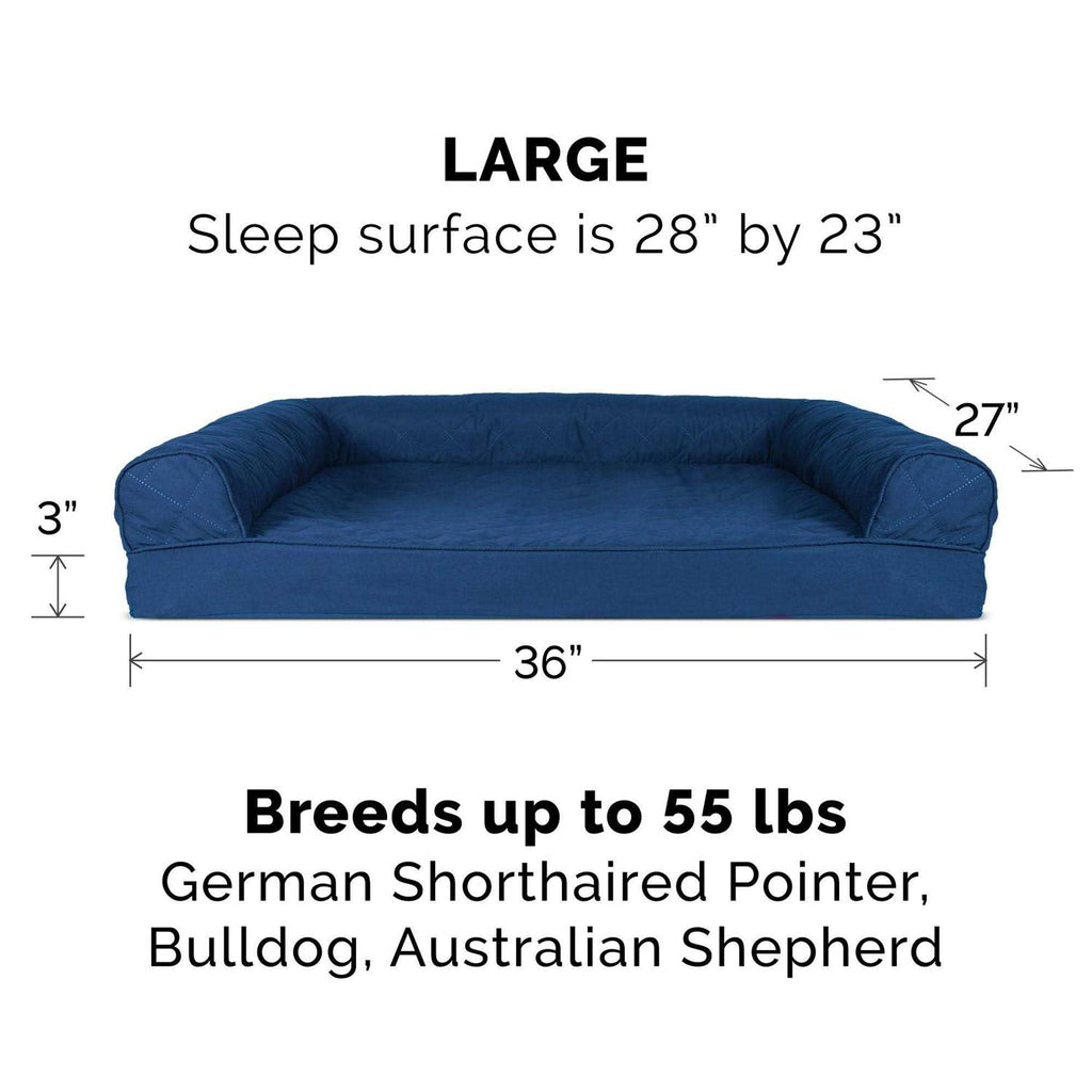 Quilted Sofa Dog Bed A89786