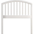 White Twin Wooden Spindle Headboard Z8330