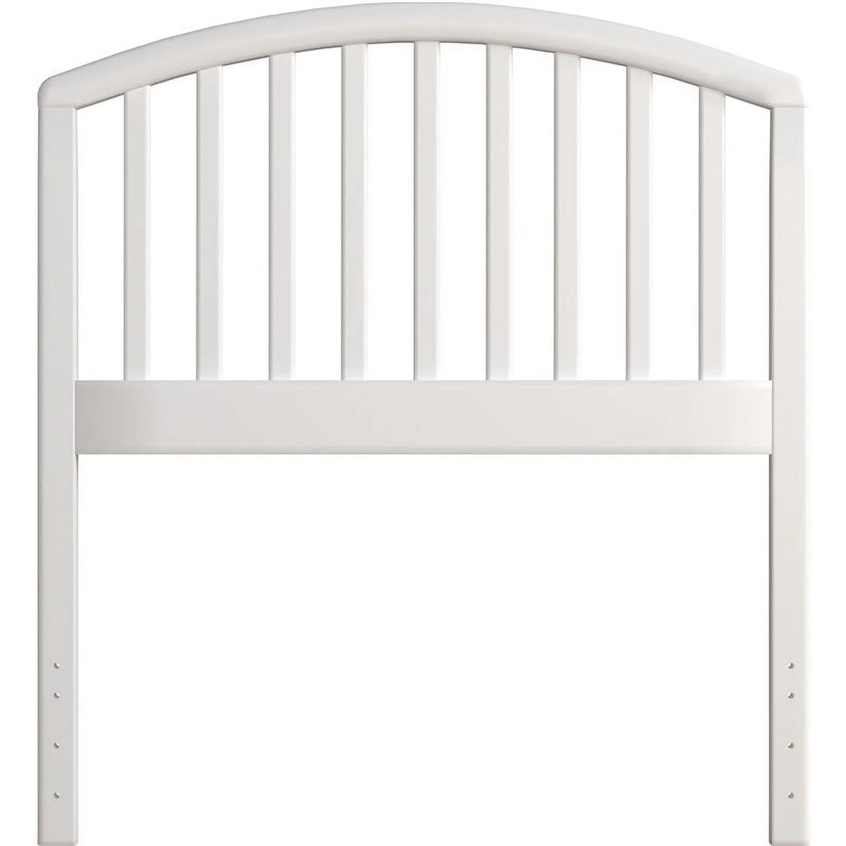 White Twin Wooden Spindle Headboard Z8330