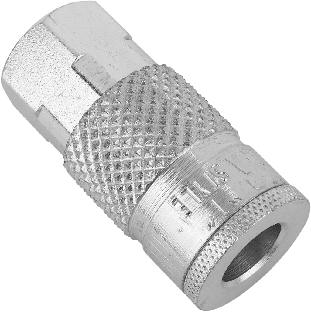 1/4" FNPT Steel Quick-Connect Coupler, Box of 10 V4141