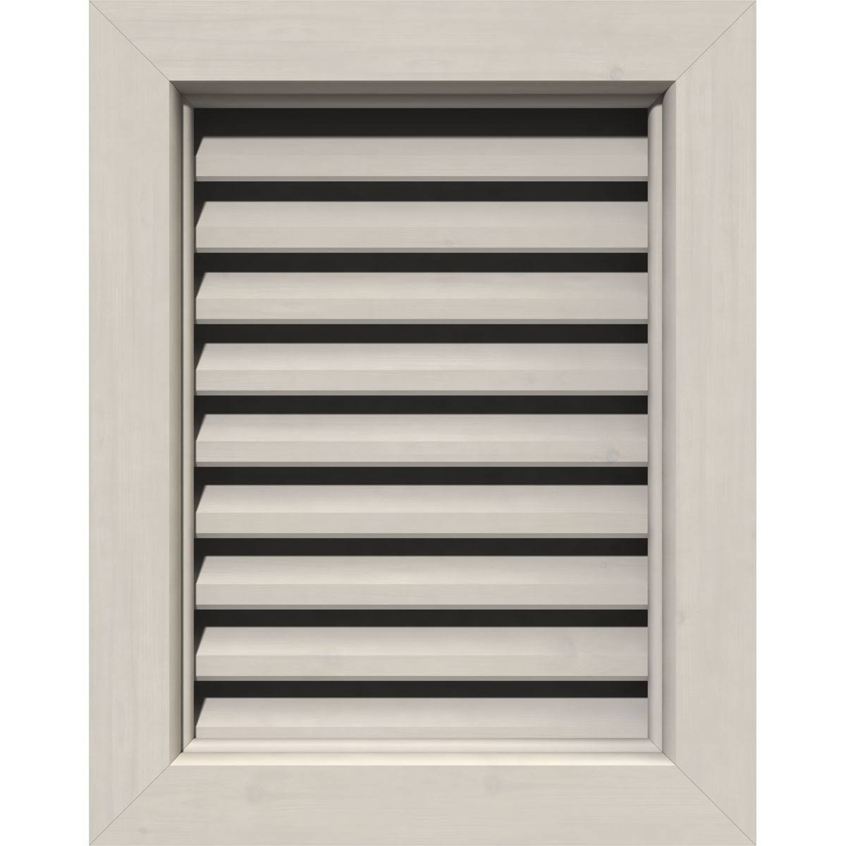 36 inchw x 24 inchh Primed Smooth Western Red Cedar Gable Vent Y105