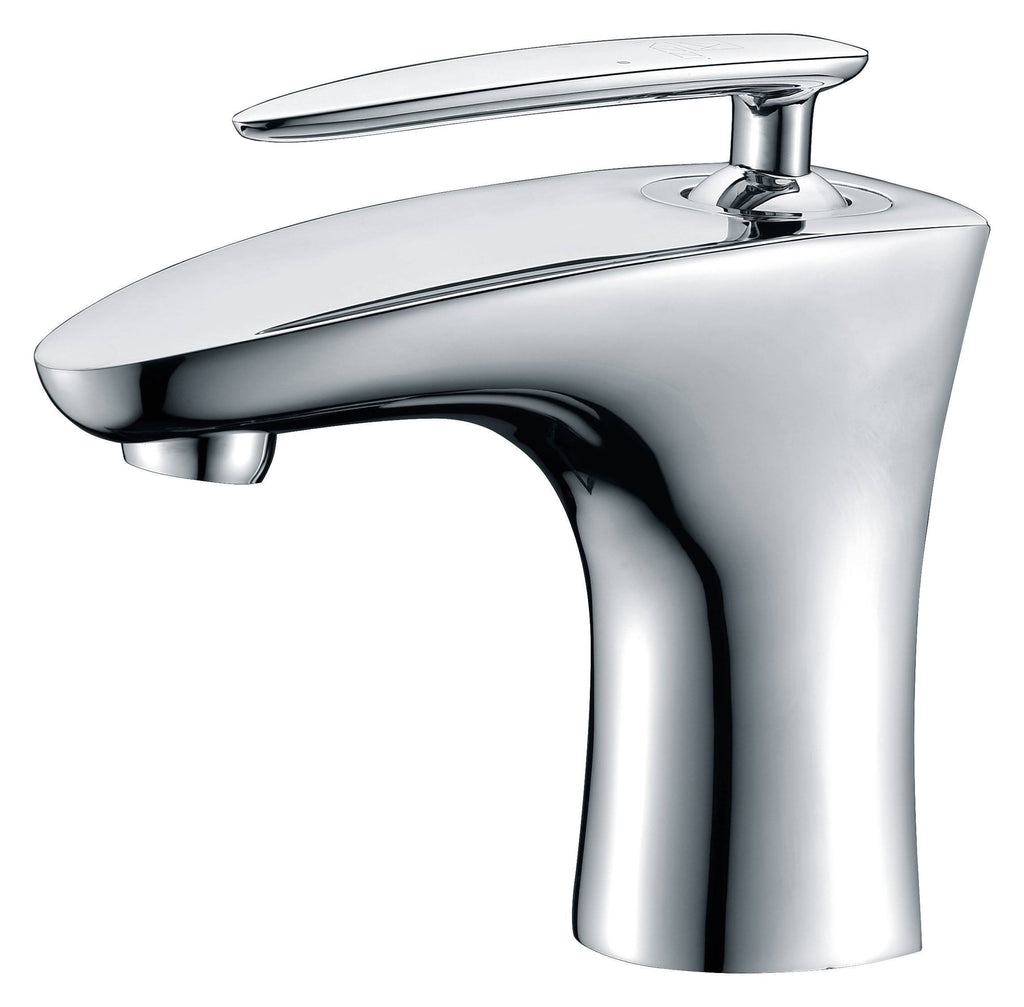 Polished Chrome Single-Handle Bathroom Faucet Y1610