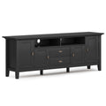 Black Wood 72 inch TV Media Stand C70715
