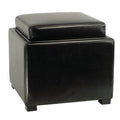 Black Ottoman Q90144