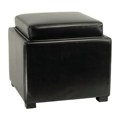 Black Ottoman Q90144