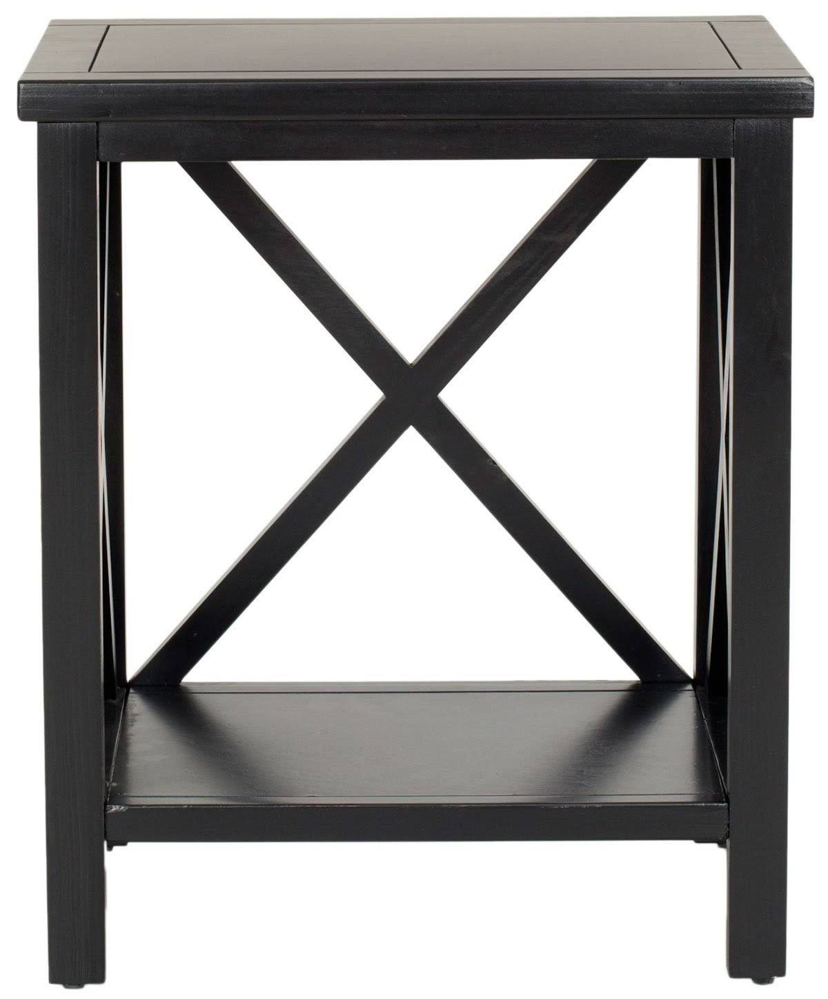 Dusty Green Cross Back End Table W165469