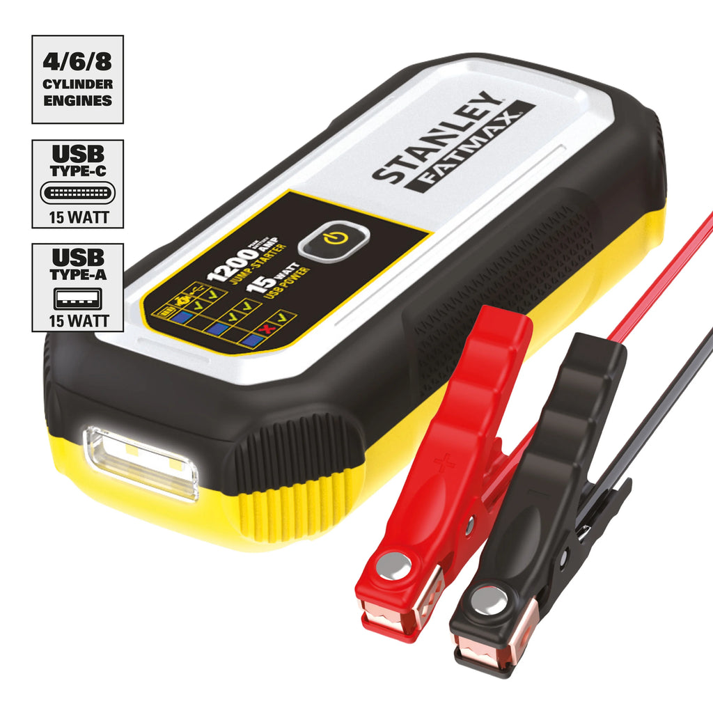 1200 Amp Lithium Jump Starter with USB Power Bank W9891