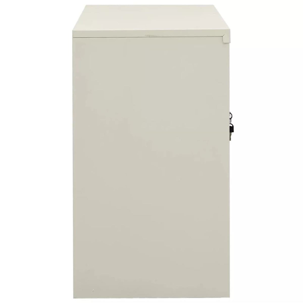 Light Gray 2 Glass Door Steel Filing Cabinet A83165