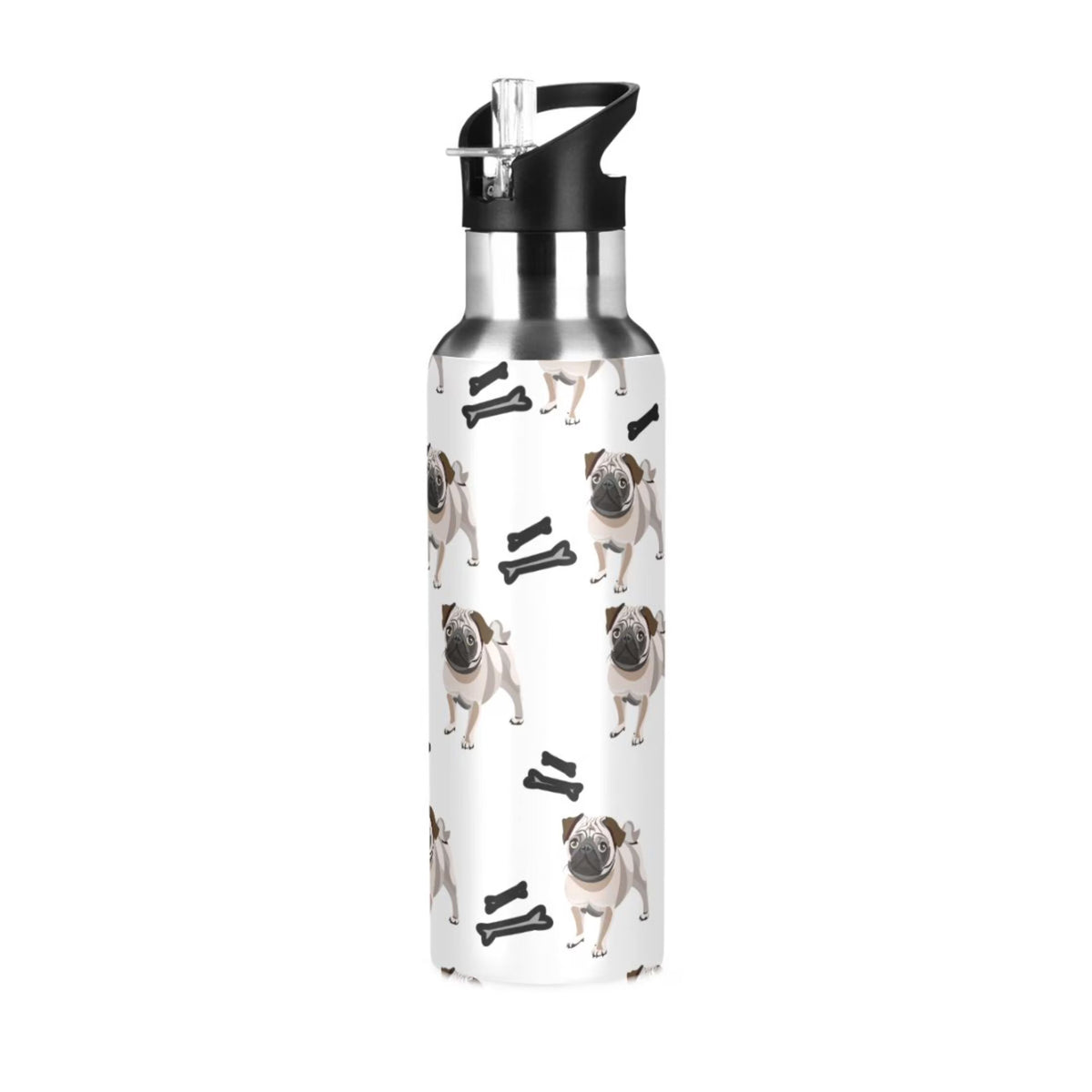 Stainless Steel Insulated Water Bottle with Straw Lid X606