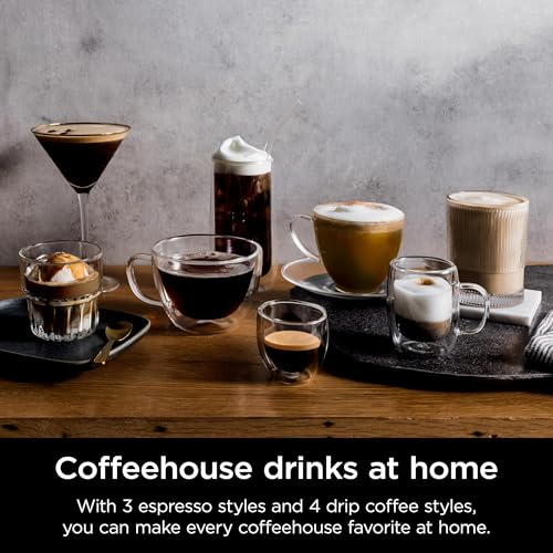 Espresso Machine and Drip Coffee Maker with Coffee Grinder and Milk Frother Z100307