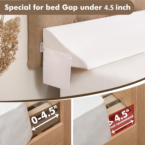 Blue 76"x10"x6" King Bed Wedge Pillow M458514