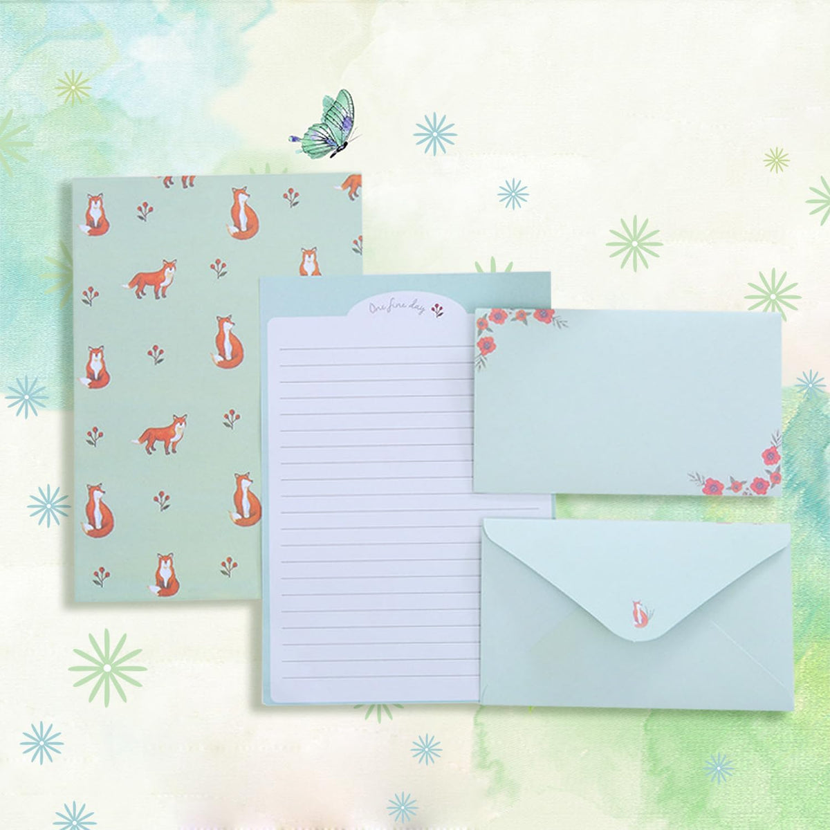 90PCS Stationery Paper and Envelopes Set M1233