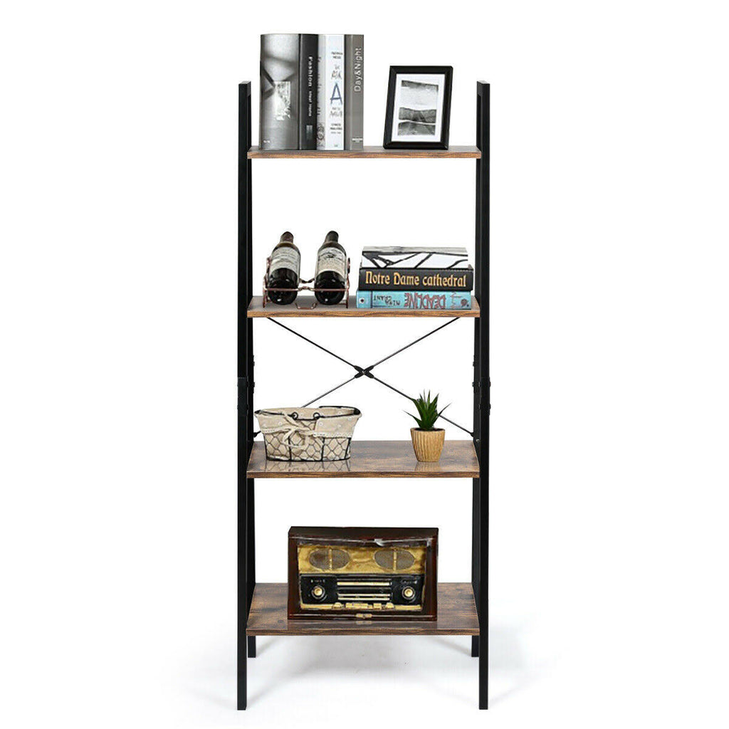 4-Tier Ladder Shelf Bookcase M22825
