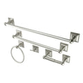 5pc Brushed Nickel Bathroom Accessory Set M77691