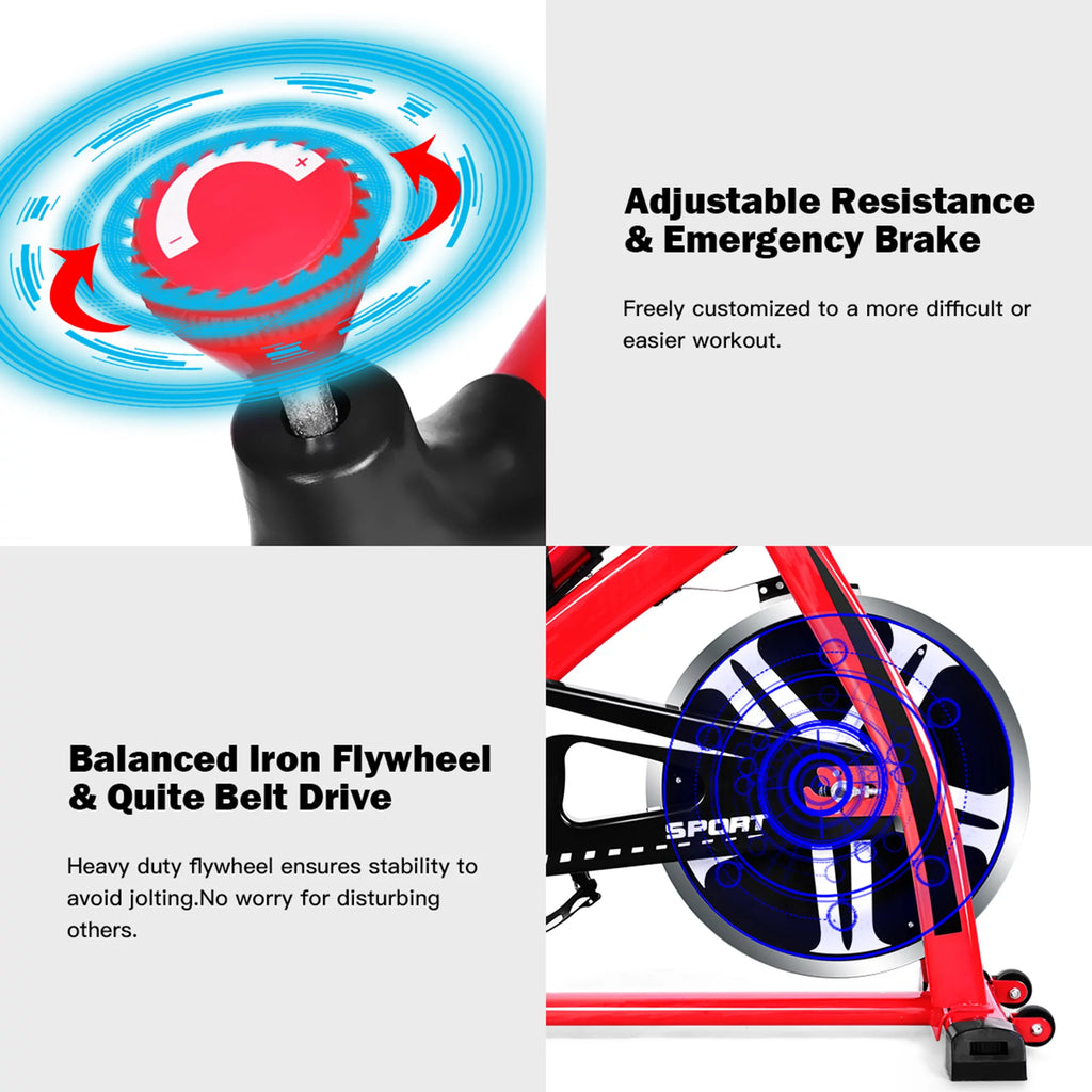 Exercise Bike with Adjustable Resistance C75755