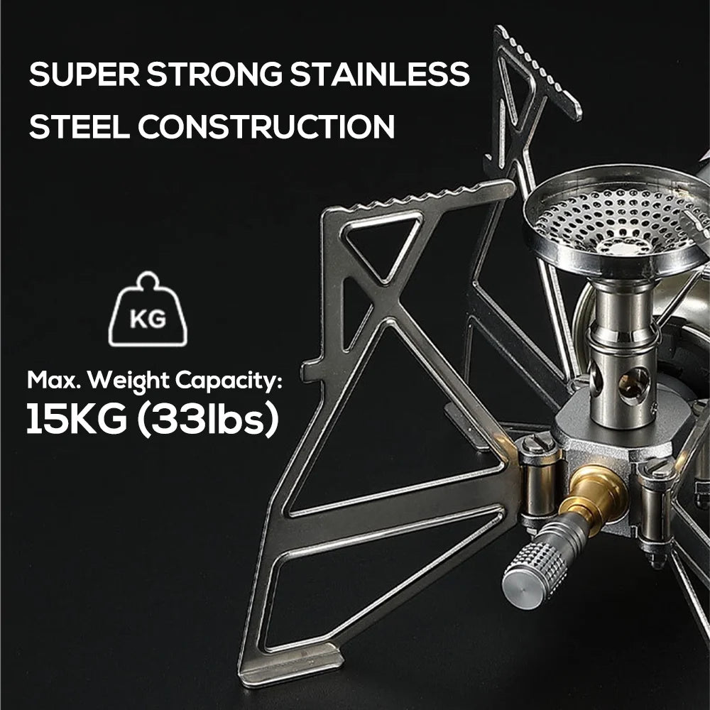 Collapsible Stainless Steel Outdoor Stove 3300W S612882